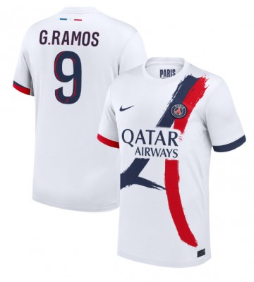 Paris Saint-Germain Goncalo Ramos #9 Replika Udebanetrøje 2024-25 Kortærmet